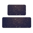 thumbnail image 1 of Sikiie Gold Black Glitter Kitchen Mat 2 PCS Cushioned Kitchen Rug, Waterproof Non-Slip Kitchen Mats for Kitchen, Floor Home, Sink, Laundry, 1 of 6