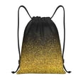 thumbnail image 1 of Sikiie Gold Glitter Gradient Drawstring Backpack Drawstring Bags, Draw String Back Bag for Sports, Gym, Travel, Swimming, Beach-Medium, 1 of 6