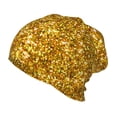 thumbnail image 1 of Sikiie Gold Glitter Toddler Beanie Kids Beanie Hat Warm Winter Hats for Boys Girls Knit Cap, 1 of 7