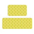 thumbnail image 1 of Sikiie Gold Pineapple Kitchen Mat 2 PCS Cushioned Kitchen Rug, Waterproof Non-Slip Kitchen Mats for Kitchen, Floor Home, Sink, Laundry, 1 of 6