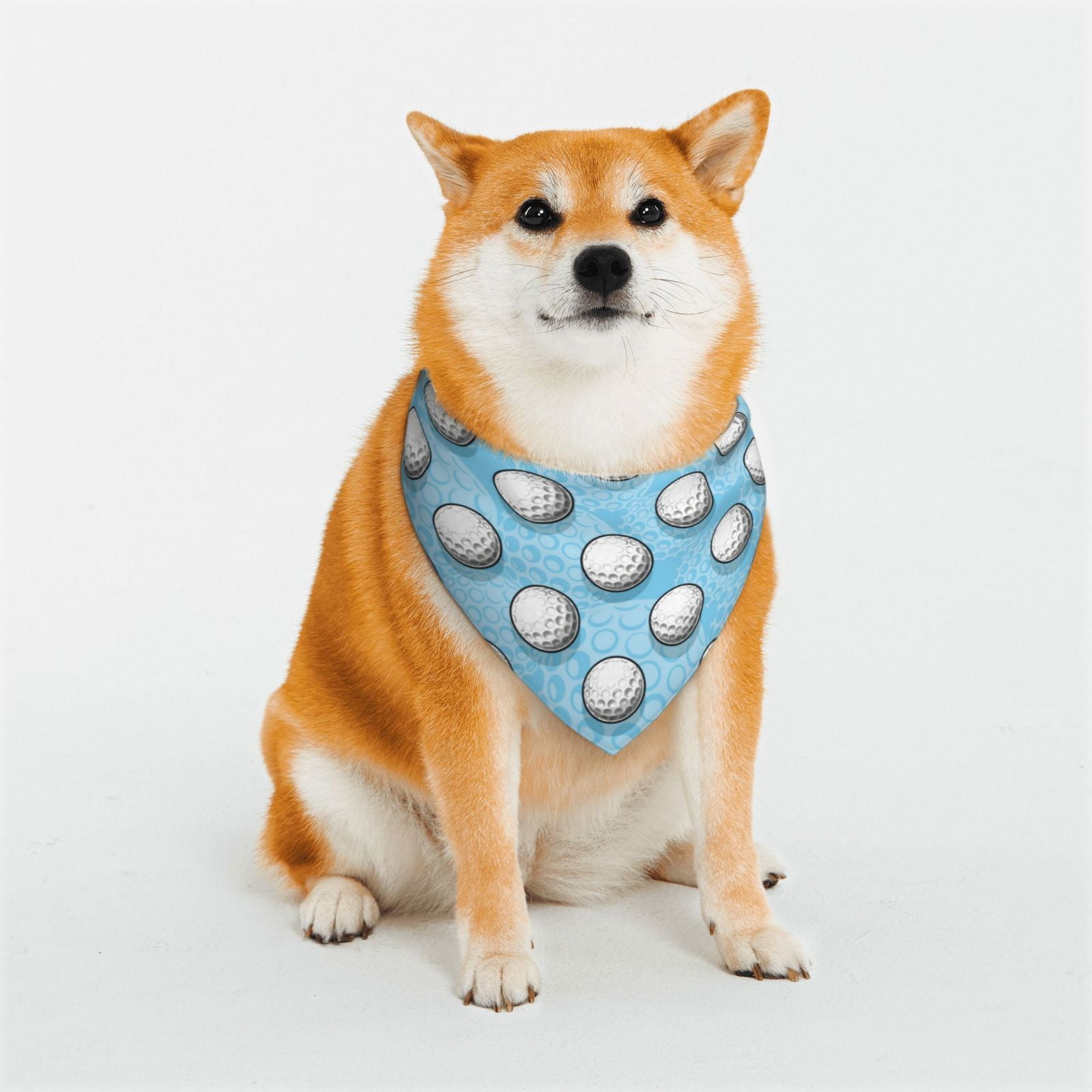 Sikiie Golf Balls 1 Dog BandanasDog Scarf Bib Kerchief Breed for Dogs