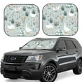 thumbnail image 1 of Sikiie Goose and Doodle Flowers Print Foldable Car Windshield Sun Visor, Car Window Sunshade Suitable for Sedan, SUV and Truck Car Accessories-Medium, 1 of 6