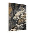 thumbnail image 1 of Sikiie Graceful Snow Leopard Print Canvas Decorative Hanging Painting, Anti-shrinkage Hanging Frame, Suitable for Home, Office Wall Decorations, 1 of 6