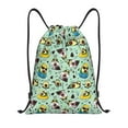 thumbnail image 1 of Sikiie Green Cute Avocado Drawstring Backpack Drawstring Bags, Draw String Back Bag for Sports, Gym, Travel, Swimming, Beach-Small, 1 of 6