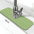 thumbnail image 1 of Sikiie Green Gingham Splash Guard for Sink Faucet-1 PC Super Absorbent Fast Drying Mat Sink Gadgets-Splash Guard for Kitchen, Sink Mat, 1 of 7