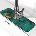 thumbnail image 1 of Sikiie Green Gold Glitter Splash Guard for Sink Faucet-1 PC Super Absorbent Fast Drying Mat Sink Gadgets-Splash Guard for Kitchen, Sink Mat, 1 of 7