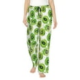 thumbnail image 1 of Sikiie Green Kiwi Women’s Ultra-Soft Comfy Lounge Pants Sleepwear Comfy Lounge Pants Drawstring Sleep Bottoms with PocketsXX-Large, 1 of 6