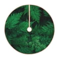 thumbnail image 1 of Sikiie Green Leave Fern Nativity Christmas Tree Skirt, Jesus Christian Winter Holiday Tree Mat Decoration(30-48IN)30", 1 of 6
