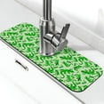 thumbnail image 1 of Sikiie Green Lizard Splash Guard for Sink Faucet-1 PC Super Absorbent Fast Drying Mat Sink Gadgets-Splash Guard for Kitchen, Sink Mat, 1 of 7
