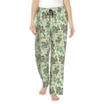 thumbnail image 1 of Sikiie Green Snake Women’s Ultra-Soft Comfy Lounge Pants Sleepwear Comfy Lounge Pants Drawstring Sleep Bottoms with PocketsMedium, 1 of 6