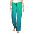 thumbnail image 1 of Sikiie Green Turquoise Teal Women’s Lounge Pants, Lounge Pants Sleep Bottoms, Lounge for Women, Womens Pajama Pants -X-Large, 1 of 6