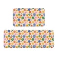 thumbnail image 1 of Sikiie Groovy Daisy Flowers Kitchen Mat 2 PCS Cushioned Kitchen Rug, Waterproof Non-Slip Kitchen Mats for Kitchen, Floor Home, Sink, Laundry, 1 of 6