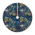 thumbnail image 1 of Sikiie Halloween Elements Nativity Christmas Tree Skirt, Jesus Christian Winter Holiday Tree Mat Decoration(30-48IN)36", 1 of 6