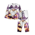 thumbnail image 1 of Sikiie Halloween Gnome With Pumpkins Pajamas for Women Set, Womens Pajama Sets, Lounge Sets for Women, 2pjs for Women-, 1 of 7