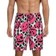 thumbnail image 1 of Sikiie Halloween Pumpkins Mens Pajama Shorts, Lightweight Lounge Pant with Pockets Soft Sleep Pj Shorts for MenMedium, 1 of 6