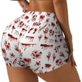 thumbnail image 1 of Sikiie Halloween Workout Shorts Women Scrunch Butt Gym Shorts Seamless High Waist Tummy Control Yoga Biker Athletic Shorts-XX-Large, 1 of 8