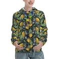 thumbnail image 1 of Sikiie Hand Drawn Citrus Fruits Elegant Lemons Women's Casual Hoodies Long Sleeve Lightweight Pullover Tops Loose Sweatshirt-X-Large, 1 of 7