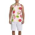 thumbnail image 1 of Sikiie Hand Drawn Strawberry Basketball Jersey Reversible Men's Mesh Athletic Sports Shirts Training Practice S-4XL, 1 of 6