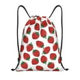 thumbnail image 1 of Sikiie Hand Drawn Strawberry Drawstring Backpack Drawstring Bags, Draw String Back Bag for Sports, Gym, Travel, Swimming, Beach-Medium, 1 of 6