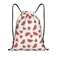 thumbnail image 1 of Sikiie Hand Drawn Watermelon Drawstring Backpack Drawstring Bags, Draw String Back Bag for Sports, Gym, Travel, Swimming, Beach-Medium, 1 of 6