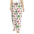 thumbnail image 1 of Sikiie Hand Drawn Watermelon Women’s Ultra-Soft Comfy Lounge Pants Sleepwear Comfy Lounge Pants Drawstring Sleep Bottoms with PocketsMedium, 1 of 6