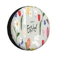 thumbnail image 1 of Sikiie Happy Easter Tire Cover Wheel Protectors Tyre Covers Weatherproof Wheel Covers Universal Fit for Trailer Rv SUV Truck Camper Travel Trailers-14 inch, 1 of 6