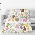 thumbnail image 1 of Sikiie Happy Easter1 Ultra-Soft Micro flannel Blanket Luxury All Seasons Warm Blanket for Bedding Sofa and Travel (4 sizes)-80"x60", 1 of 7