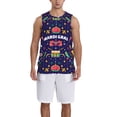 thumbnail image 1 of Sikiie Happy Mardi Gras Basketball Jersey Reversible Men's Mesh Athletic Sports Shirts Training Practice S-4XL3X-Large, 1 of 6