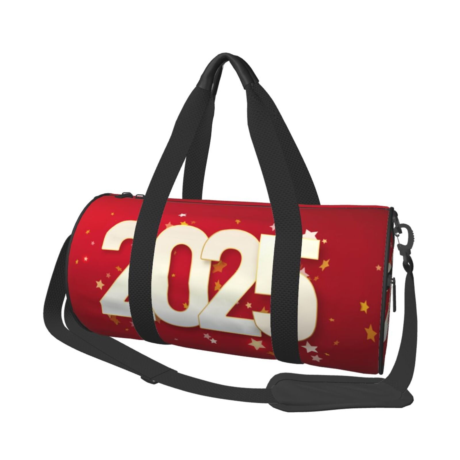 Sikiie Happy New 2025 Year Duffel Bag, Travel Bag, Sports Gym Bag