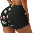 thumbnail image 1 of Sikiie Happy New Year1 Workout Shorts Women Scrunch Butt Gym Shorts Seamless High Waist Tummy Control Yoga Biker Athletic Shorts-Medium, 1 of 8
