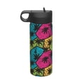 thumbnail image 1 of Sikiie Hawaii Palms Print 18OZ Insulated Straw Cup, Portable Leak-proof Sports Water Bottle, Stainless Steel Water Cup Suitable for Home and Outdoor, 1 of 8