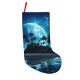 thumbnail image 1 of Sikiie Hawaiian Beach Pirate Moon Christmas Stockings,18 Inches Christmas Stockings Xmas Hanging Stockings for Family Christmas Decorations & Gifts, 1 of 7
