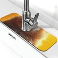 thumbnail image 1 of Sikiie Hawaiian Style Guinea Pig Splash Guard for Sink Faucet-1 PC Super Absorbent Fast Drying Mat Sink Gadgets-Splash Guard for Kitchen, Sink Mat, 1 of 7
