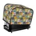 thumbnail image 1 of Sikiie Hawaiian Style Toaster Covers 2 Slice Dustproof Toaster Cover Bread Machine Cover, Dustproof Cover - 11.4" x 7.5" x 7.9", 1 of 7