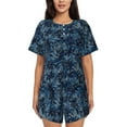 thumbnail image 1 of Sikiie Hawaiian Style Womens Pajama Sets Short Sleeve Top With Pants Sleepwear 2 Piece Lounge SetXX-Large, 1 of 6
