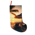thumbnail image 1 of Sikiie Hawaiian Sunset Beach Christmas Stockings,18 Inches Christmas Stockings Xmas Hanging Stockings for Family Christmas Decorations & Gifts, 1 of 7