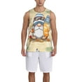 thumbnail image 1 of Sikiie Hello Summer Cute Gnome Basketball Jersey Reversible Men's Mesh Athletic Sports Shirts Training Practice S-4XLLarge, 1 of 6