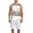 thumbnail image 1 of Sikiie Herbs and Wildflowers Basketball Jersey Reversible Men's Mesh Athletic Sports Shirts Training Practice S-4XLX-Large, 1 of 6