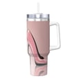thumbnail image 1 of Sikiie High Heel Shoes Butterfly Insulated Stainless Water Bottle Lid Travel Mug Cup Insulated Tumblers Cup 40oz Ice Bully With Handle, 1 of 8