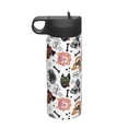 thumbnail image 1 of Sikiie Hip Hop Dog Print 18OZ Insulated Straw Cup, Portable Leak-proof Sports Water Bottle, Stainless Steel Water Cup Suitable for Home and Outdoor, 1 of 8