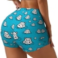 thumbnail image 1 of Sikiie Hippo In Water Head Workout Shorts Women Scrunch Butt Gym Shorts Seamless High Waist Tummy Control Yoga Biker Athletic Shorts-XX-Large, 1 of 8
