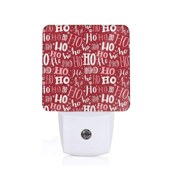 Sikiie Ho Funny Christmas Led Night Light, Warm White,Cool White Lights for Bathroom,Hallway,Bedroom, Kids Room-US