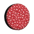 thumbnail image 1 of Sikiie Hohoho3 PVC Leather Spare Tire Wheel Cover Spare Tire Cover, for Car Truck SUV Camper Trailer Universal Fit(14-17in)-16 inch, 1 of 6