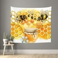 thumbnail image 1 of Sikiie Honey Bee tapestry wall hanging home decor for bedrooms, living rooms, dorms 60x51in, 1 of 6