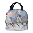 thumbnail image 1 of Sikiie Horses Running Through The Water Lunch Bag for Women & Men Adult Insulated Lunch Box, Food Lunch Containers Lunch Tote Bags for Work, Travel, Outdoor, 1 of 8