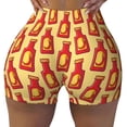 thumbnail image 1 of Sikiie Hot Chili Print Workout Shorts Women Scrunch Butt Gym Shorts Seamless High Waist Tummy Control Yoga Biker Athletic Shorts, 1 of 5