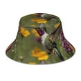 thumbnail image 1 of Sikiie Humming Bird Reflective Double-Sided Bucket Hat, Sun Hat, for Gardening, Beaching, Camping, Hiking, Fishing, 1 of 6