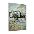 thumbnail image 1 of Sikiie I Haven't Been Everywhere But Its On My List Print Canvas Decorative Hanging Painting, Anti-shrinkage Hanging Frame, Suitable for Home, Office Wall Decorations, 1 of 6