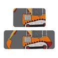 thumbnail image 1 of Sikiie I Like Big Digger Kitchen Mat 2 PCS Cushioned Kitchen Rug, Waterproof Non-Slip Kitchen Mats for Kitchen, Floor Home, Sink, Laundry, 1 of 6
