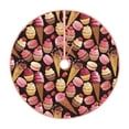 thumbnail image 1 of Sikiie Ice Cream Cake Nativity Christmas Tree Skirt, Jesus Christian Winter Holiday Tree Mat Decoration(30-48IN)48", 1 of 6